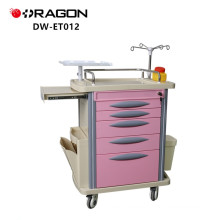 Hospital Equipment Function Medical Emergency Trolley Cart